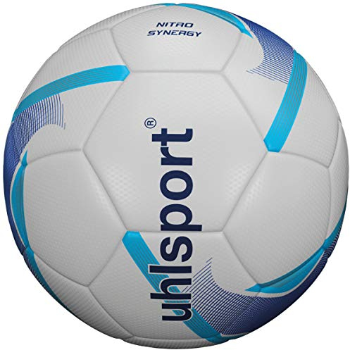 uhlsport Nitro Synergy Fussball für Kunstrasen und Naturrasen 100166701, Farbe:Weiss