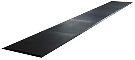 Arbeitsplatzmatte Flachnoppe 452x65x1,3cm anthrazit Antirutschmatte SZAGATO Anti Ermüdungsmatte Steharbeitsplatz Arbeitsplatzmatte Gummi Anti Ermüdungsmatten Werkstatt Arbeitsplatzmatten