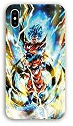 Cokitec Schutzhülle für iPhone X/XS, Motiv: Manga Dragon Ball Sangoku, Weiß