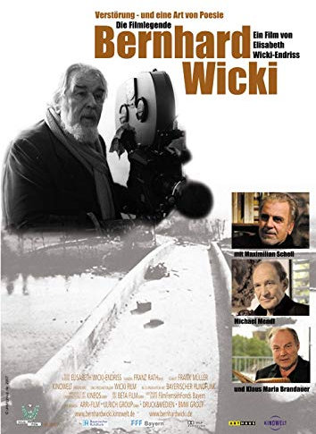 Verstörung - und eine Art von Poesie. Die Filmlegende Bernhard Wicki (2007) | original Filmplakat, Poster [Din A1, 59 x 84 cm]