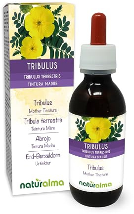Abrojo (Tribulus terrestris) frutos Tintura Madre sin alcohol Naturalma - Extracto líquido gotas 120 ml - Complemento alimenticio - Vegano