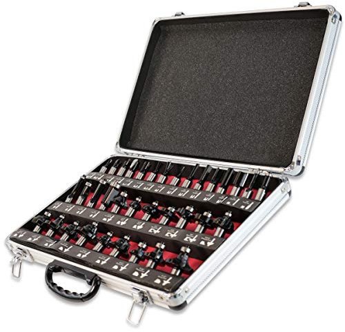 Excel 1/2in Shank Router Cutter Bit 35 Piece Set