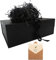 Black Gift Box, 33x26x11cm Large Gift Box with Magnetic Lids and Silk Ribbon Specially Designed for Presents Birthdays, Holidays, Anniversaries Gift Packaging