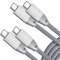 UseBean Long USB C Cable 4.5M(2 Pack), 100W USB-C to USB-C Cable, USBC 3.2 Gen 2X2 20Gbps Data Transfer Cord, Type C to Type C Fast Charging, 4K@60Hz Video for iPhone 16 15, Galaxy S25 S24, MacBook