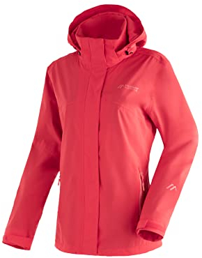 Maier Sports Metor Rec W, Damen Outdoorjacke, Wasserdichte Wanderjacke mit sportlichem Schnitt, PFC-frei, Silverplus Netzfutter & mTEX Wetterschutz, Rosa, 38