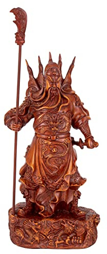 Guan Yu Statue, Guan Gong Statue, Kwan Kung, Kuan Gong Statue - Gott des Reichtums Gott des Glücks - Guan Yu Figuren, Guan Gong Skulptur - Guan Di Statue - Guan Yun Chang-Best Feng Shui Geschenke