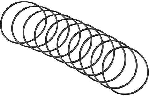 QUARKZMAN 35mm x 32mm x 1.5mm Nitrilkautschuk O-Ringe x 10 Stücke Rund Dichtungsscheibe für Wasserhahn Klempner Reparatur Dichtung Verbindung [Schwarz]