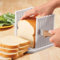 Alvinlite Bread Slicer Toast Cutter Guide Foldable Bread Slicing for Homemade Bread Loaf Bagels, Toast Slicer Toast Cutting Guid Kitchen Baking Tools