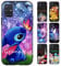 Personalisierte Handyhülle für Samsung Galaxy A51/M40S 4G Hülle 6,5,Anime Stitch Motiv Personalisiert Benutzerdefinierte Name Text Individuelle Case Weiche TPU Stoßfest Silikon Custom Schutzhülle