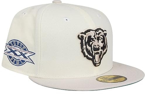 New Era 59Fifty Fitted Cap - SIDEPATCH Chicago Bears - 7 1/4