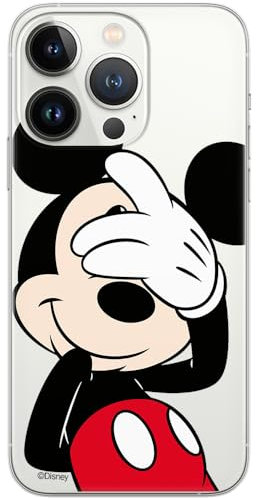 ERT GROUP mobile phone case for Iphone 13 PRO original and officially Licensed Disney pattern Mickey 003 optimally adapted to the shape of the mobile phone, partially transparent