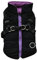 Hundekleidung, Hundekleidung, Winter-Hundemantel mit Geschirr, warme Haustierkleidung, große Hundejacke, Chihuahua, Labrador, Bulldogge, Mantel, Kostüm (Farbe: Schwarz, Größe: XS)
