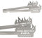 Grill-Zangen.de Grillzange, Spülmaschinengeeignet, Geschenkidee, Männergeschenk, Vatertag, Geburtstag, Grillgeschenk, Edelstahl, Silber, 31 cm