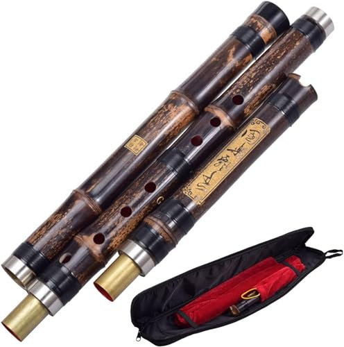 Flöte, 8 Löcher Chinesische Flöte Xiao Holzblasinstrument, Chinesisches Traditionelles Handgefertigtes Musikinstrument Tonart F/G Dizi[Energieklasse A] (Size : F key)
