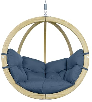 AMAZONAS Hängesessel Globo Chair Brisa inkl. Sitzkissen und Spiralfeder