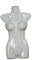 Milageto Hängende Schaufensterpuppe für Frauen, Körper, Torso, weibliche Kleiderpuppe, für Erwachsene, weiß, formschöne Torso-Form, T-Shirt-Display für