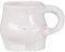 Joberio Tasse Chauffe-Mains pour Gros Ventre, Tasse Mignonne pour Gros Ventre - Tasse à café drôle pinçant Le Gros Ventre | Tasse en céramique Mignonne, Tasse de Petit déjeuner Faite à la Main, Tasse