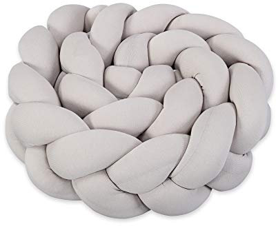 babybay Baby Kuschelschlange (Made in EU) - Kuschelschnecke in vielen Farben und Größen, Nackenrolle, Kopfschutz für Wickeltisch (beige, 200cm)