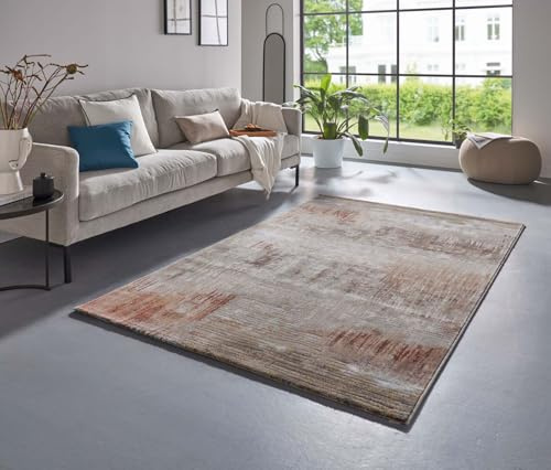 Taracarpet Moderner kurzflor Designer Teppich Gemustert in Luxus Qualität fürs Wohnzimmer, Schlafzimmer und Esszimmer Terra 200x290 cm
