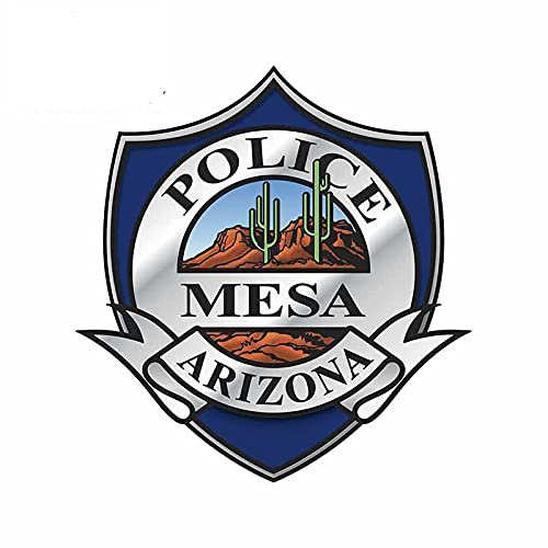 13 cm x 12,3 cm für Mesa Police Department Vinyl Car Wrap Bumper Anime VAN Auto