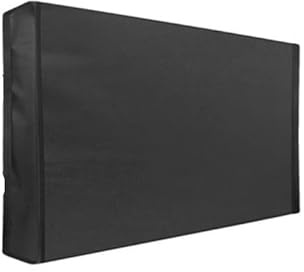 WUYXTO TV Cover TV Weatherproof Outdoor TV Cover 70 75 40 46 50 55 60 65 Protective TV Screen Garden Patio Outdoor TV For Screen TVs(Black,FOR 70-75inch TV)