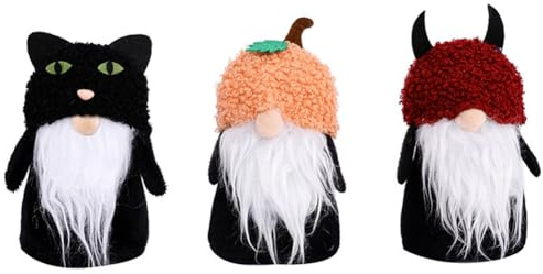 Ujjdwiurgh Thanksgiving Gnomes Plush Decoration, 3 PCS Cute Harvest Gift Pumpkin Dolls Swedish Faceless Fall Autumn Home Decor Easy Install Easy to Use