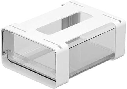 puhae Paper Plate Holder, Under Cabinet Drawer Organizer, Plastic Storage Organizer for Kitchen Cabinet, Cabinet Accessories-B