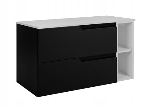 Rodan Moderne Möbel - Schrank Schwarz - Möbelstück - Bastelregal – Bastelplatte 80 cm + 100 cm