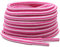 DELELE 2 paires de lacets ronds pour bottes en plein air randonnée marche lacets corde double couleur rayée chaussures de travail cordes, Rose blanche (14), 59.06 Inch (150CM)