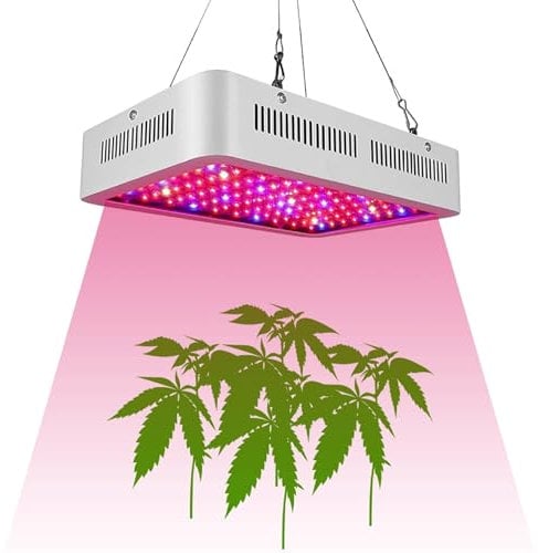 SunStream 1000W Optical Lens LED Grow Light, Full Spectrum Powerful Panel Plant Light with Bloom and Veg Switch for Professional Indoor Plants