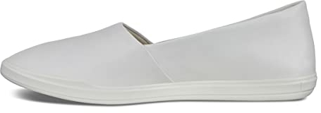 ECCO Damen Simpil Loafer Slipper, White, 43 EU