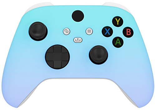 eXtremeRate Carcasa para Xbox Series X S Mando Accesorios Protector Placa Frontal Funda Delantera Reemplazo Kit Cubierta Cover Shell para Xbox Series S X Control-No Incluye Mando(Azul Violeta)