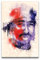Tupac Shakur Porträt Abstrakt Kunst Musiklegende Rapper Westcoast Hip Hop 60x90cm Leinwandbild