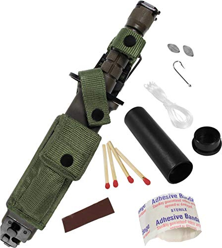 normani Bajonett M 9, Kunststoffgr., grün, Plastik-Nylon-Scheide Farbe Olive