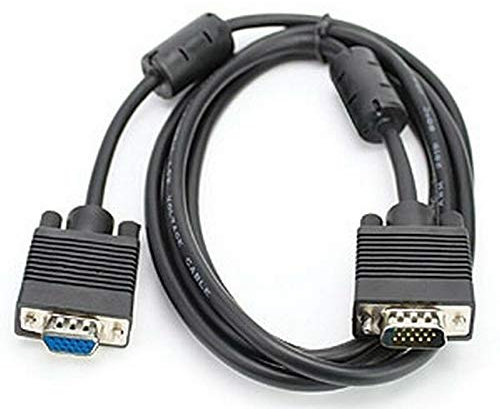 03120601 - Cable de vídeo VGA M/F, 5 m, con ferritas