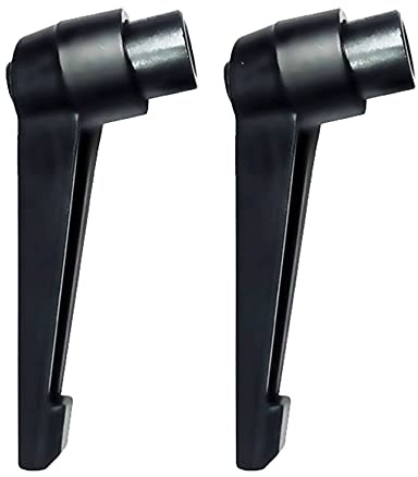 Anawakia 2 Stück Verstellbare Klemmhebel Griff Klemmhebel Gewinde Verstellbarer Griff Metall Maschine Knöpfe Verstellbare Befestigung Griff (M12)