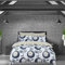 DTEX HOMES Double Duvet Set 220 Thread Count 100% Egyptian Cotton Reversible Printed Hotel Quality Duvet Cover Sets Ultra Soft Easy Care Double Bedding Set (Daisy Multi)