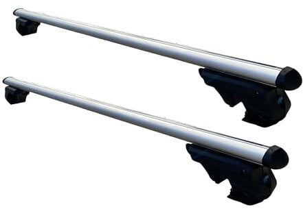 Susy Shop BARRE PORTAPACCHI PORTATUTTO UNIVERSALI AUTO CON 4 SERRATURA ANTIFURTO 135CM O 120CM LS (Modello 135CM)