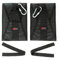 MuscleForge Bauchmuskelschlaufen für ABS-Muskeltraining, Armschlaufen für Bauchtraining, AB Straps for pull-up bar, Beinheben Schlaufen für das Training zu Hause und im Fitnessstudio