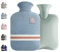 Large Hot Water Bottle with Knitted Cover, 2L Large Capacity Hot Water Bag with Removable and Washable Soft Cover for Pain Relief, Neck and Shoulders, Great Gift for Women, Men, Kids (2L-Blue+Green)