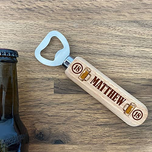 Red Ocean Personalised Bottle Opener Birthday Gift for Him 18th 21st 30th 50th Birthday Gift Keepsake