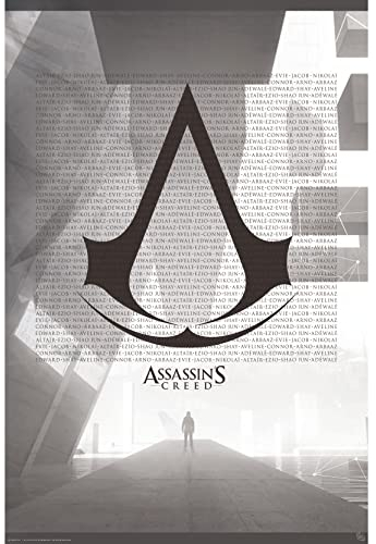 GB eye Assassin's Creed Crest & Animus 61 x 91,5 cm / 24,2 x 35,8 Zoll Maxi-Poster – Gerollt Versendet – Kunstposter – Wandposter – Poster und Drucke