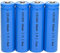 3.7V 14500 LiFePO4 800mAh 4 Batteria Ricaricabile di Dimensione AA per Lampade Solari