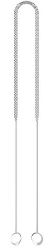 Earphone Lanyard Compatible for SAMSUNG Galaxy Buds Pro, Silicone Wireless Earphones Neck Rope Anti-lost Headphones Strap Headset Wire Cable Connector Earbud Neckband Cord (White)
