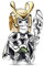 PANDORA Moments Marvel Loki Charm aus Sterling Silber mit 14 Karat vergoldeter Metalllegierung, Kompatibel Moments Armbänder, 762764C01