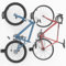 WALMANN Schwenkbarer Fahrradträger Wandhalterung mit Verriegelungsmechanismus, Fahrradaufhänger für Garage, vertikal, platzsparend, stabile Fahrradhaken für die Aufbewahrung von Heimfahrrädern, 2