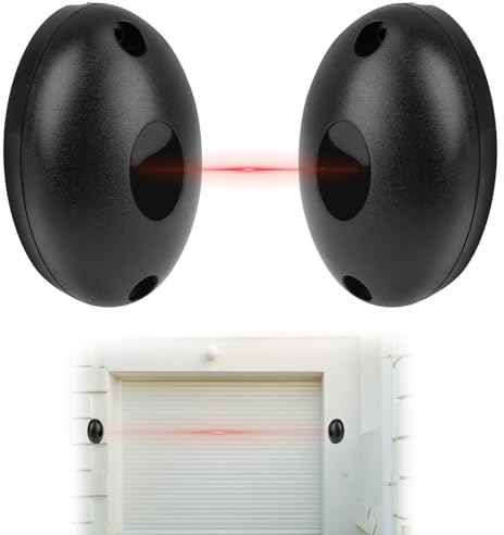 Lichtschranke Infrarot Sensor, IR Lichtschranke Sender Empfänger, Fotozellen Sensor, 12/24V AC/DC Universal Sicherheitssensoren, Lichtschranke Durchgangsmelder, wasserdichte Lichtschranken