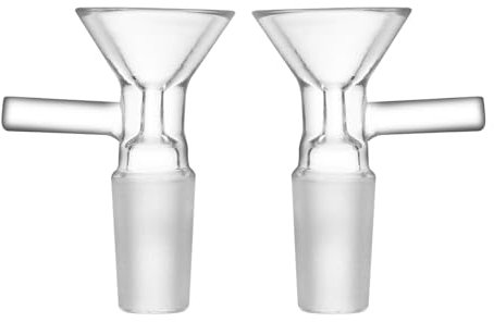 Glass Bowl Adapter Oil Burner, 14 mm, Pack of 2