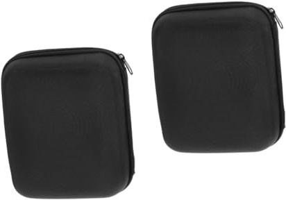 Angoily 2pcs Power Bank Storage Case Protective Storage Bag Data Cable Organizer Small Items for Outdoor Use and Charger Container Needs