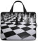 Housse de protection antichoc pour ordinateur portable de 17 Motif damier Noir/blanc